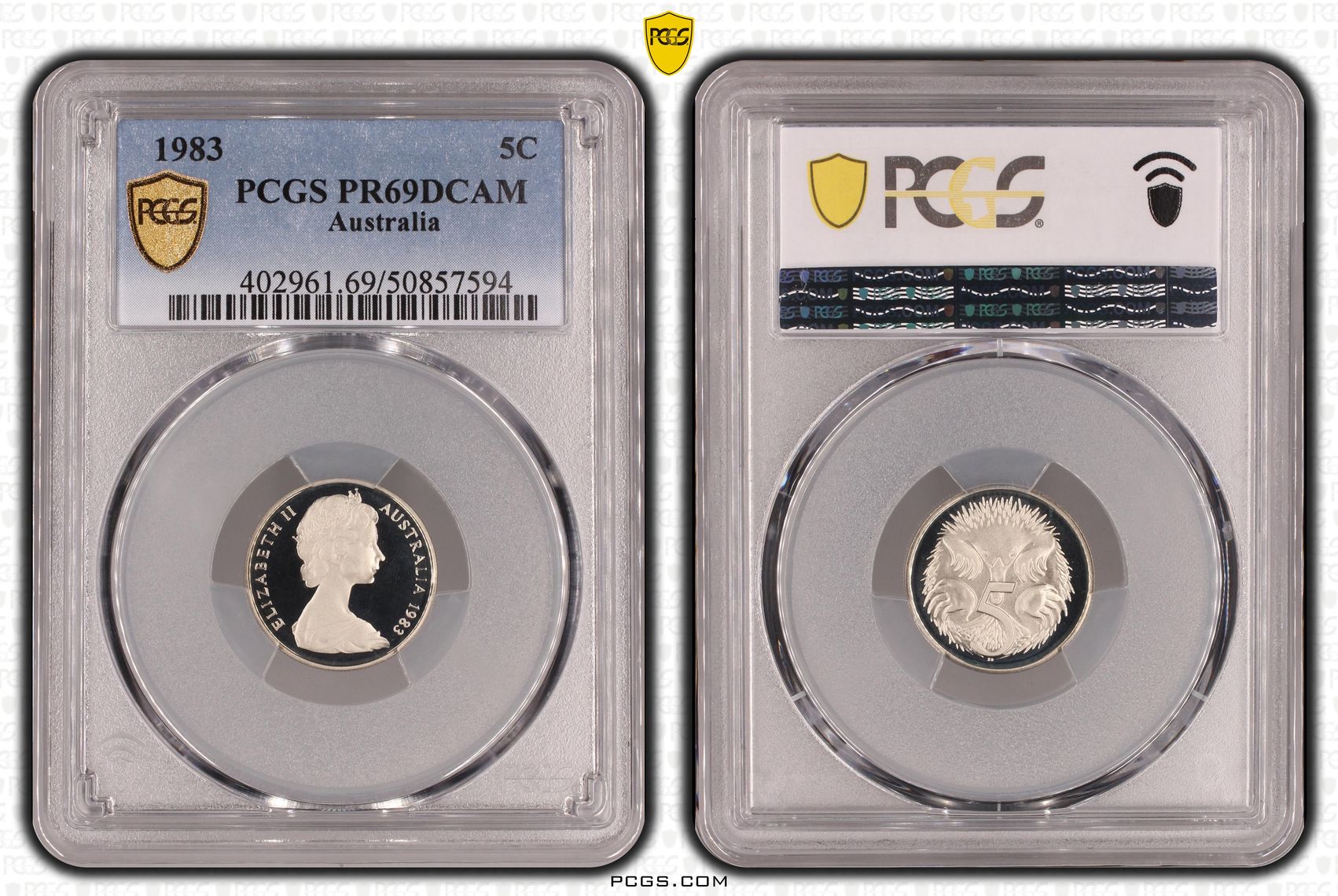 Five Cent, 1983, PCGS PR69DCAM