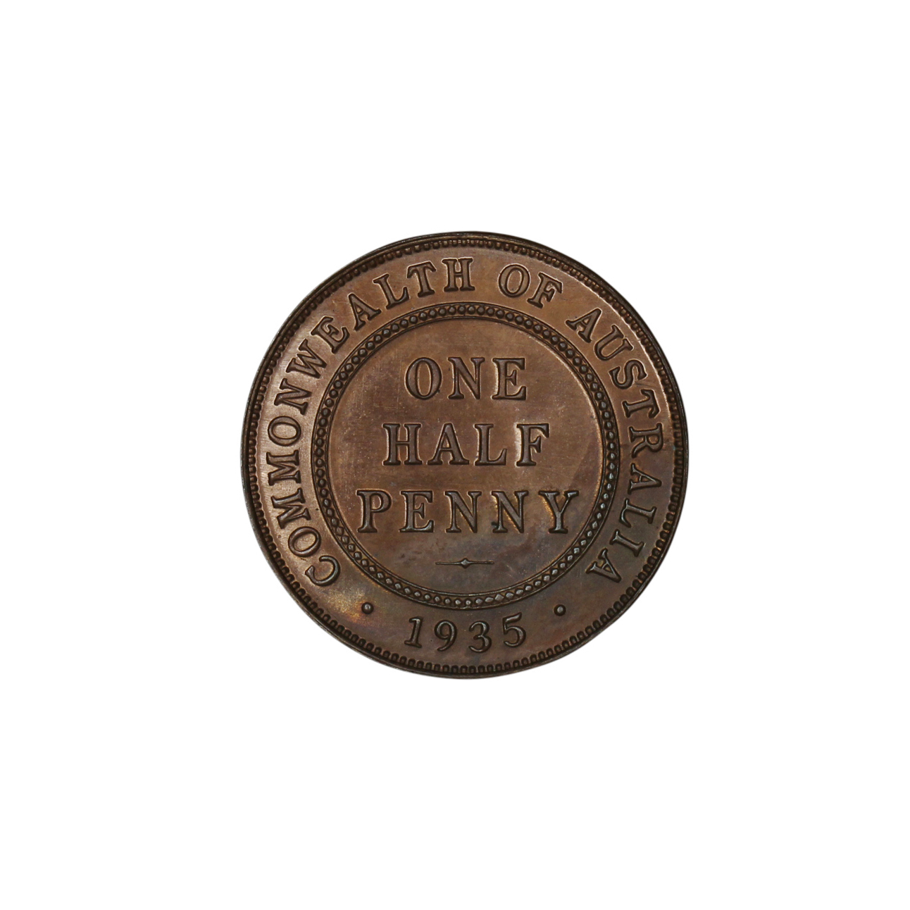 Pair, George V, Halfpenny & Penny, 1935