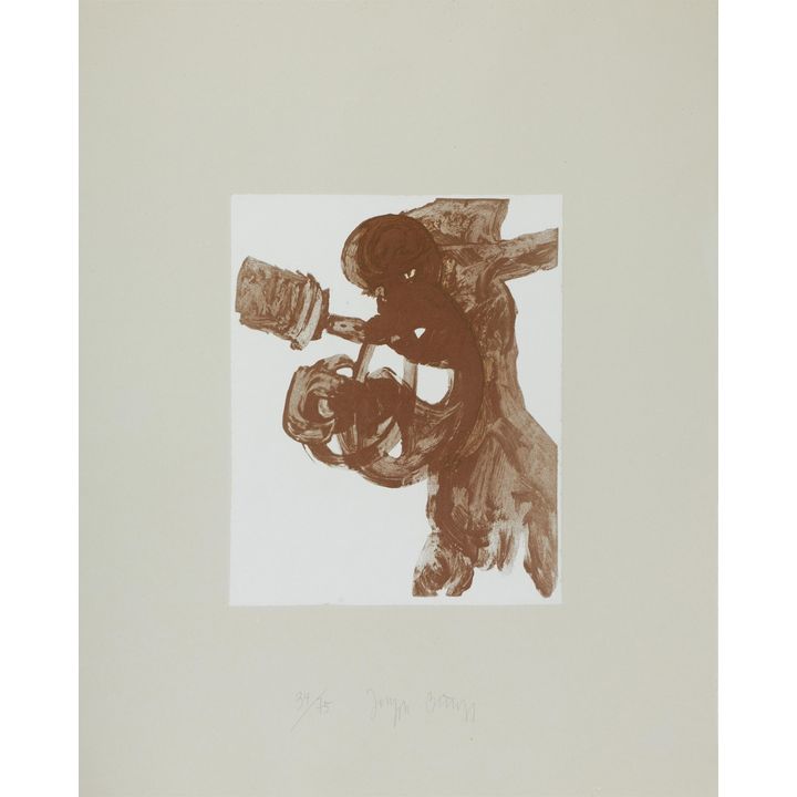 Joseph Beuys Foetus (from: Suite Schwurhand) 1980