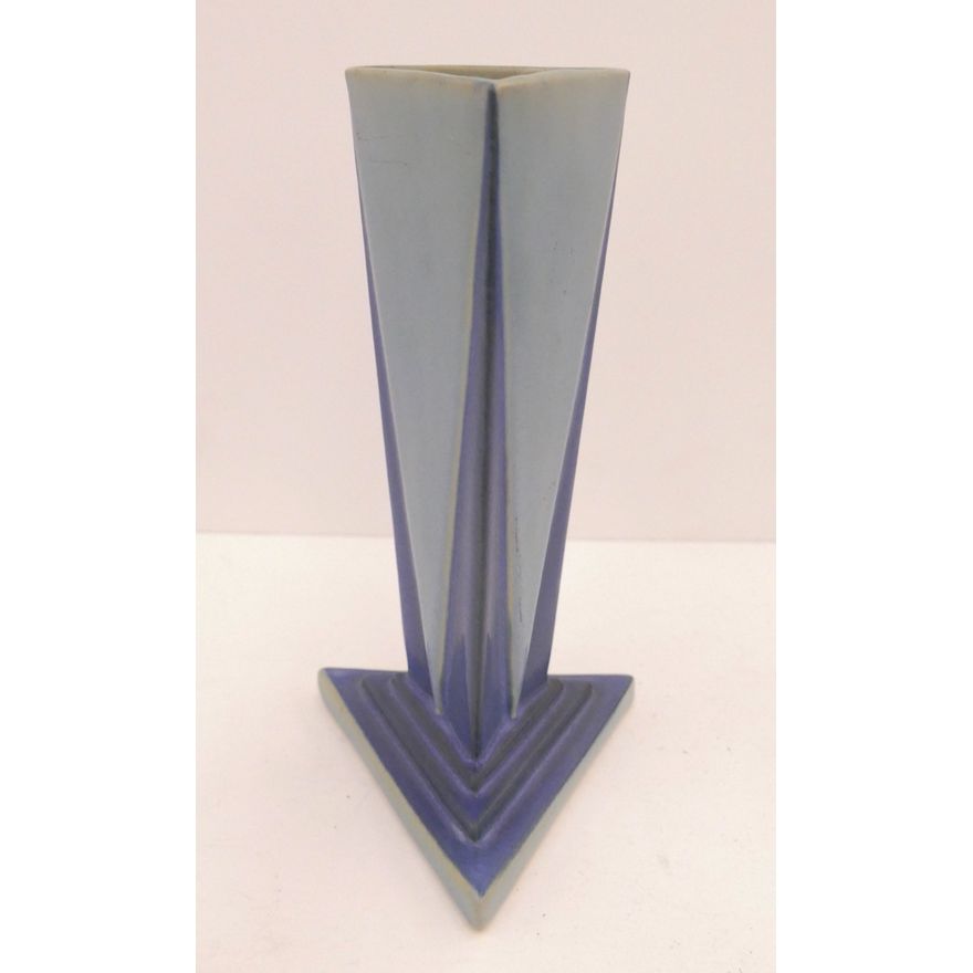 Roseville Futura Blue 8'' Pottery Vase- no damage