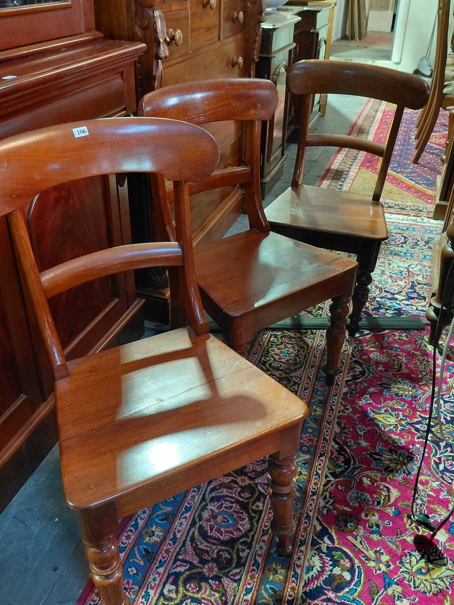 106 · AUSTRALIAN CEDAR CHAIRS