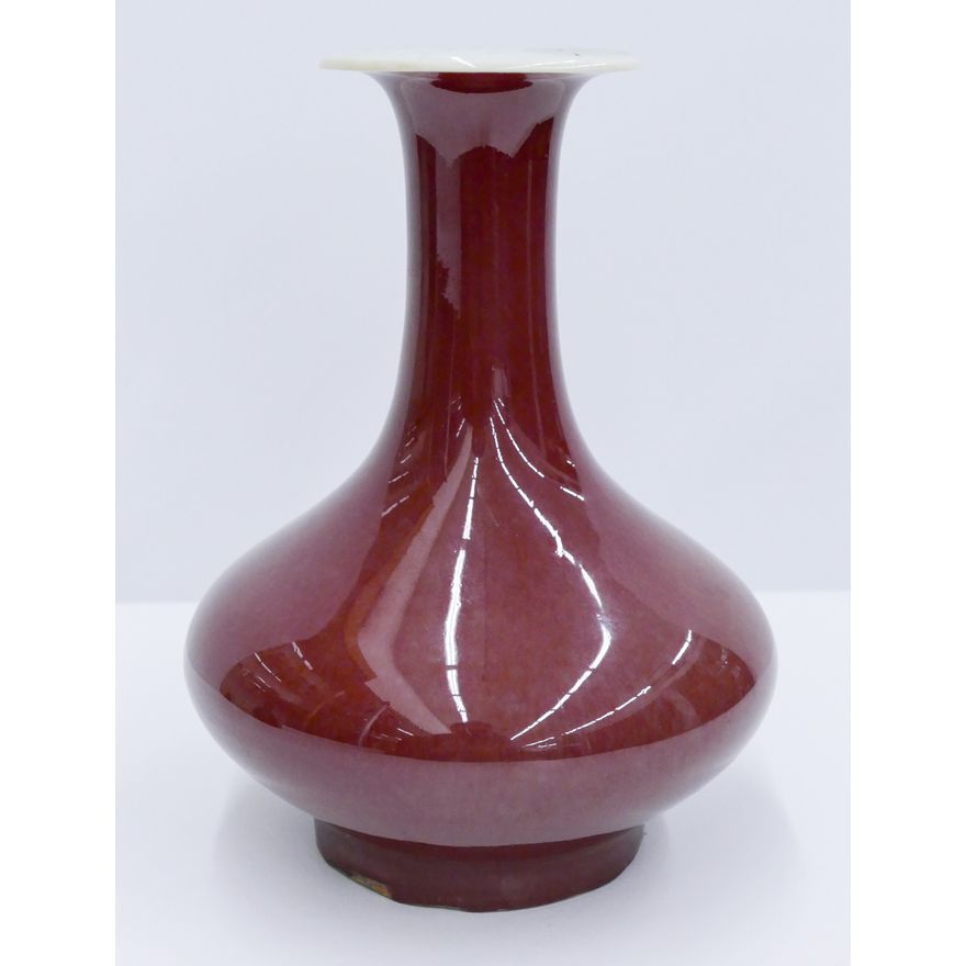 Chinese Qing/Republic Sang de Boeuf Vase