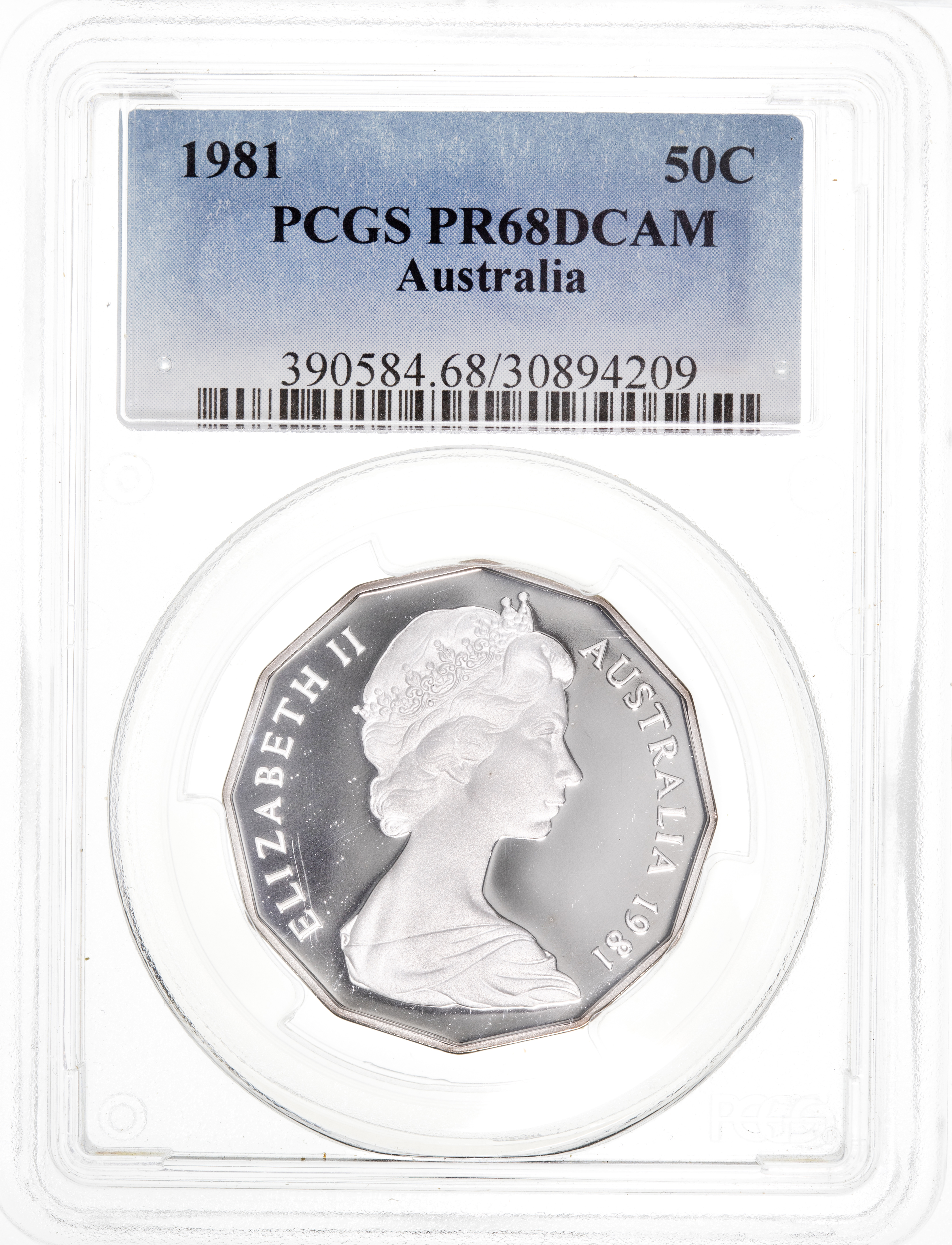 Fifty Cent, 1981, PCGS PR68DCAM
