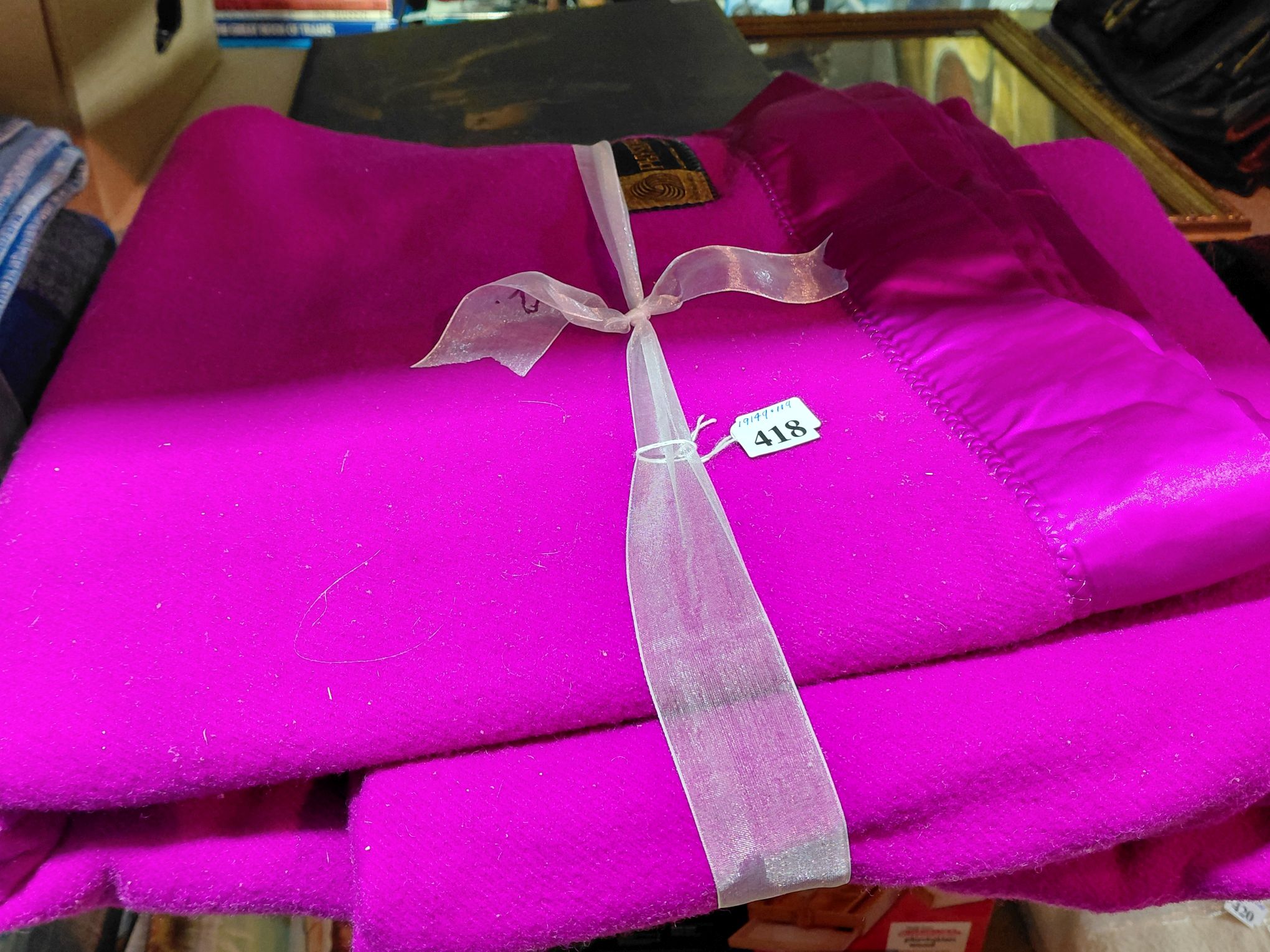 418 · PHYSICIAN BRAND KING SIZE MAGENTA BLANKET