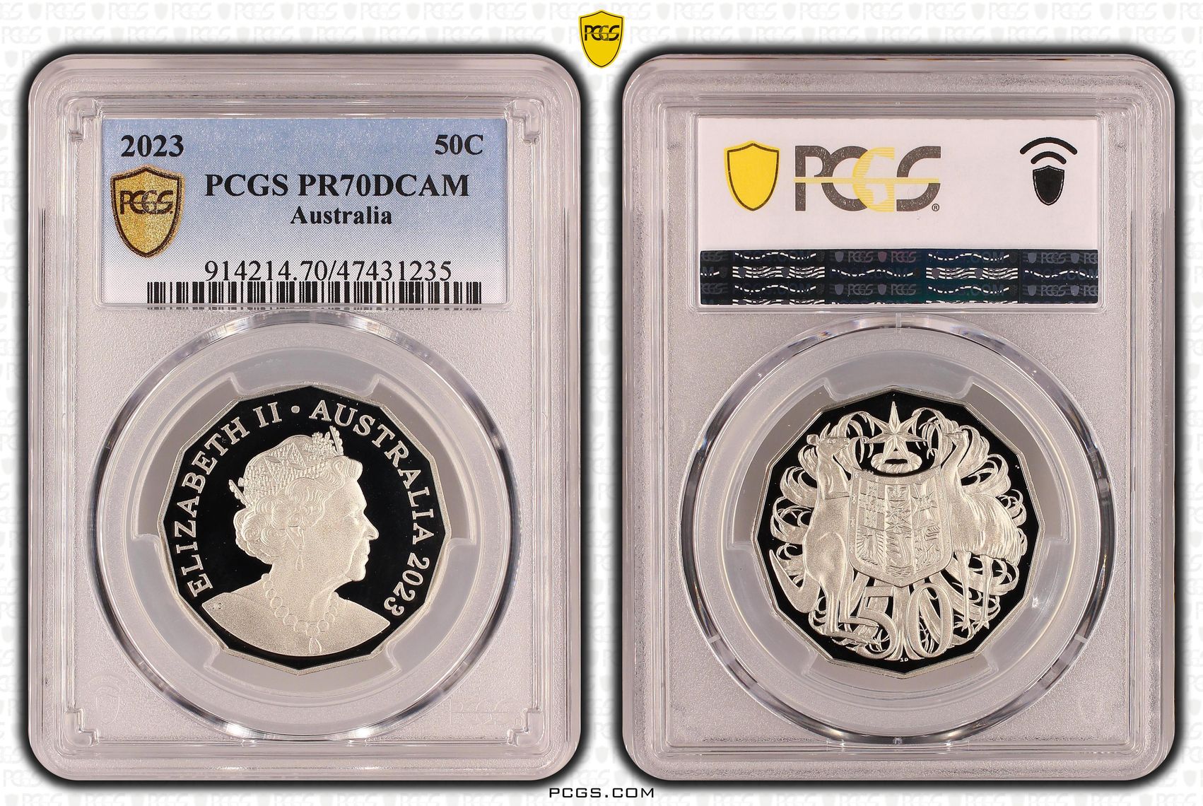 Fifty Cent, 2023, PCGS PR70DCAM