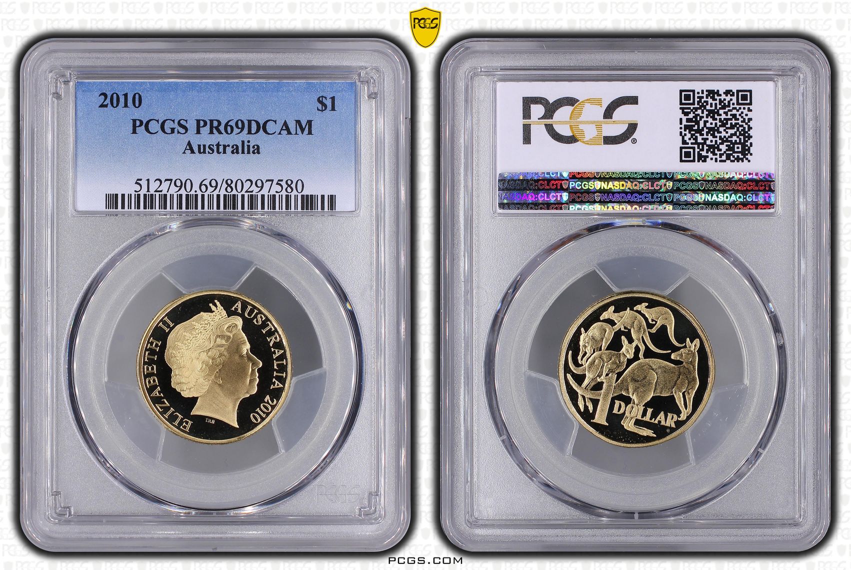 One Dollar, 2010, PCGS PR69DCAM