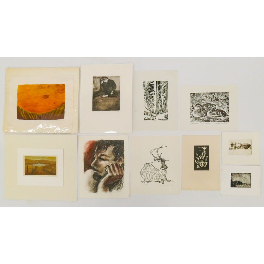 9pc Contemporary Northwest S/N Modern Prints