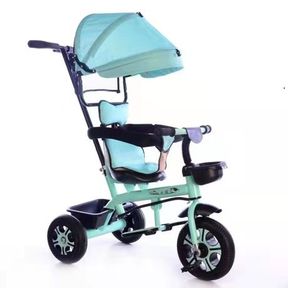 Little Bambino Trendsetter Tricycle/Push Stroller 4IN1 blue |INCOMPLETE
