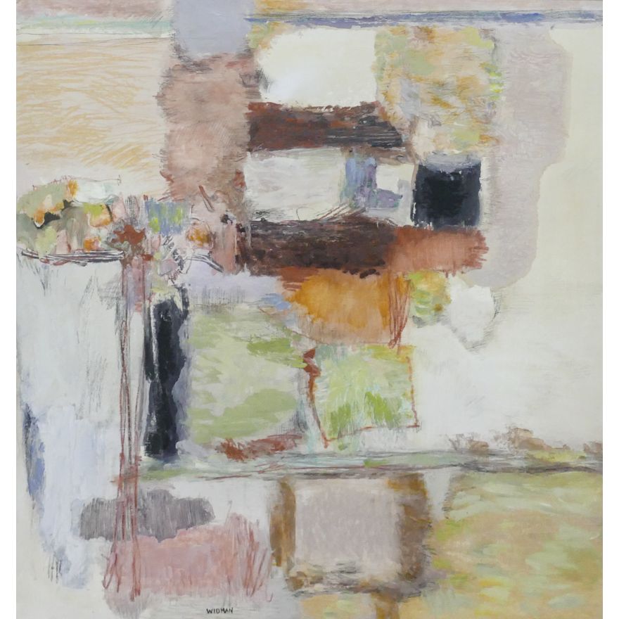Harry Widman ''Objects'' 1968 Oil