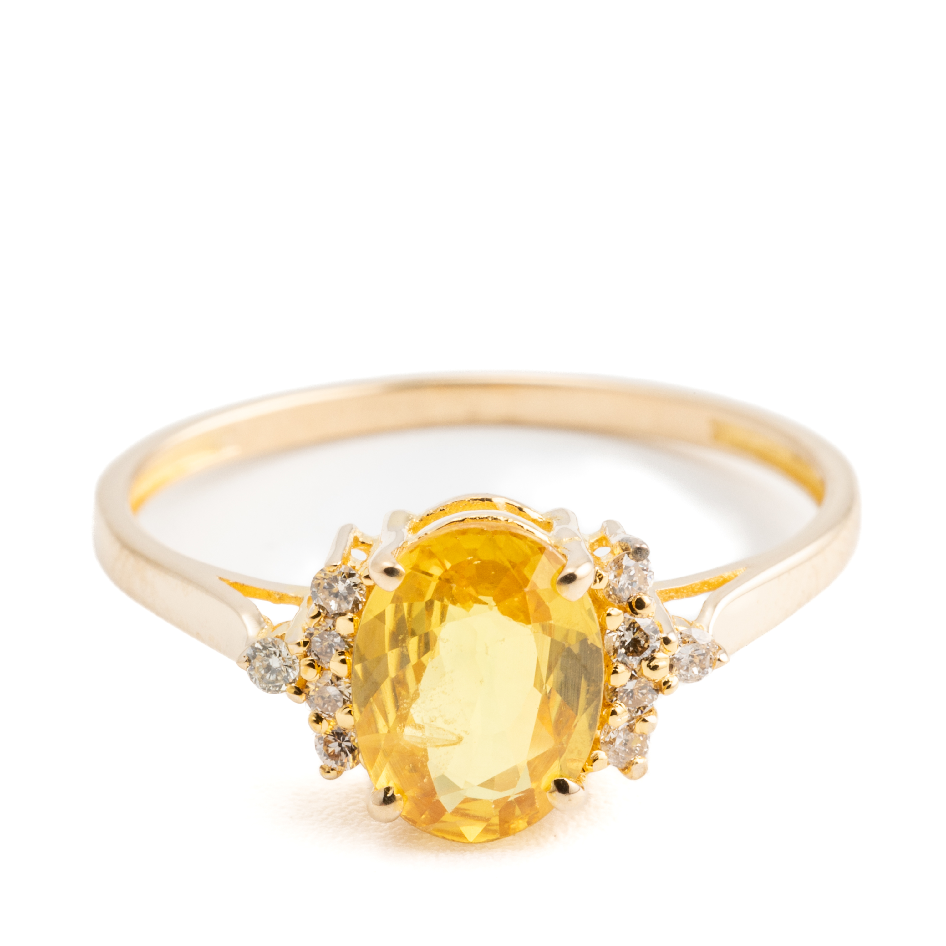 89 · Diamond & Sapphire 9ct Gold Ring