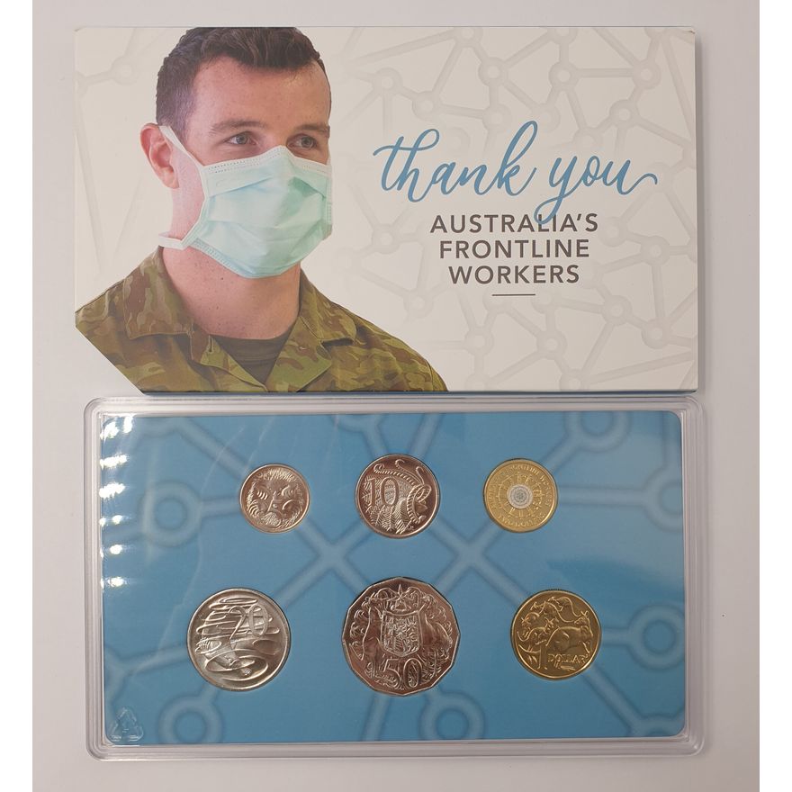 Aus. Frontline Workers Unc. Coin Set