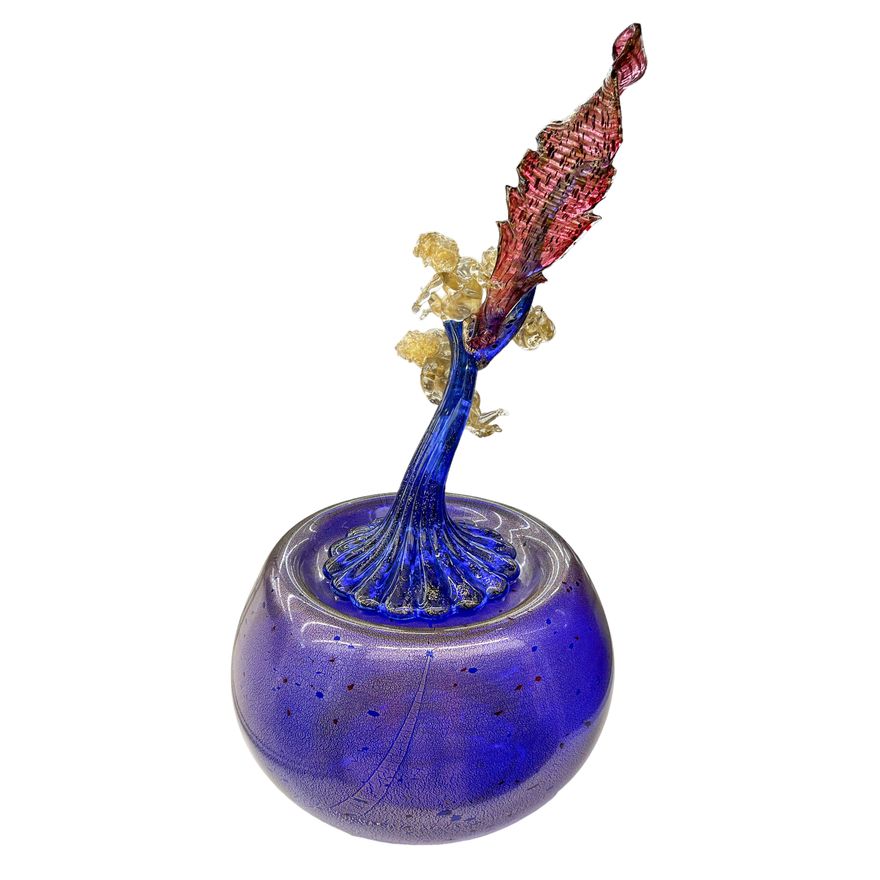 Dale Chihuly ''Cobalt Putti Venetian'' Glass