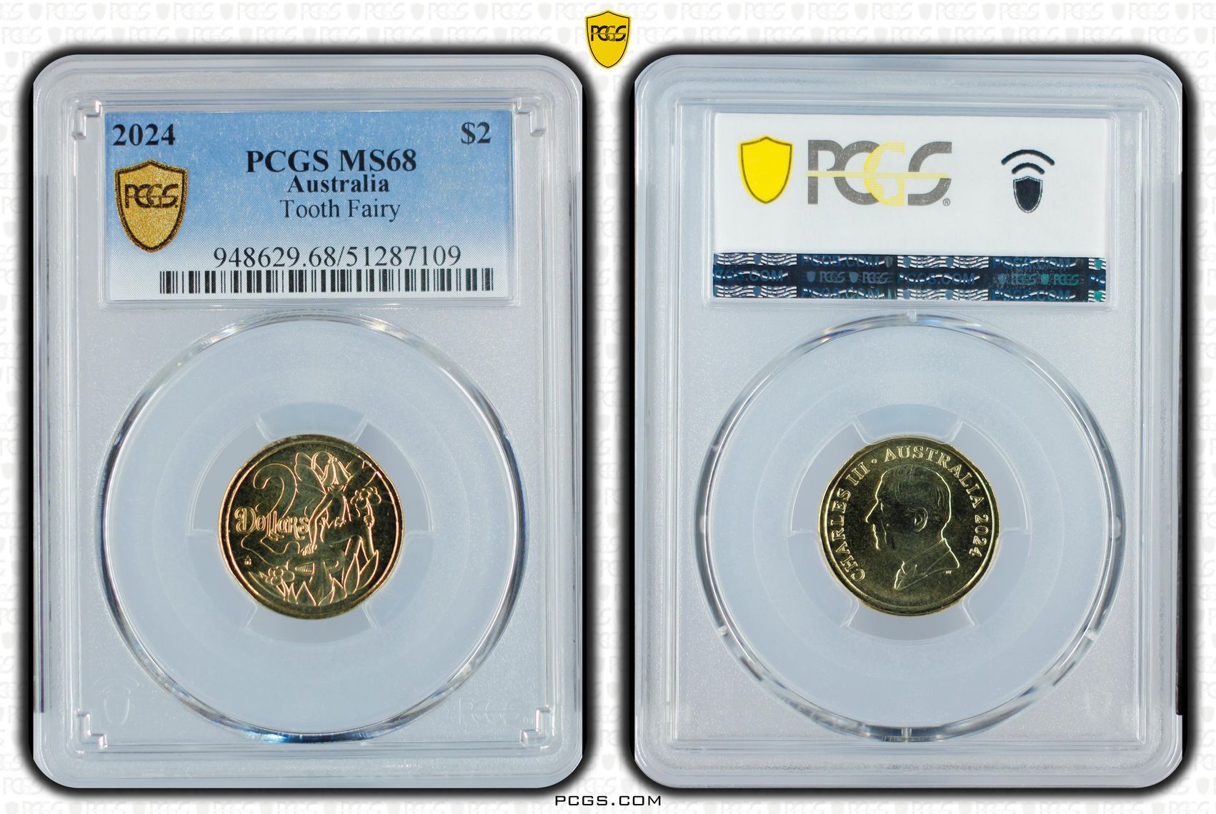Tooth Fairy, Two Dollar, 2024, PCGS MS68