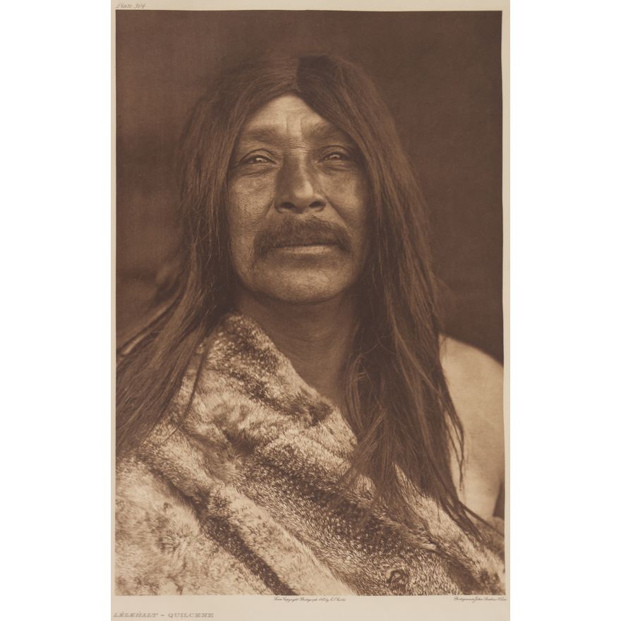 Edward Curtis ''Lelehalt, Quilcene'' 1912 Photogravure