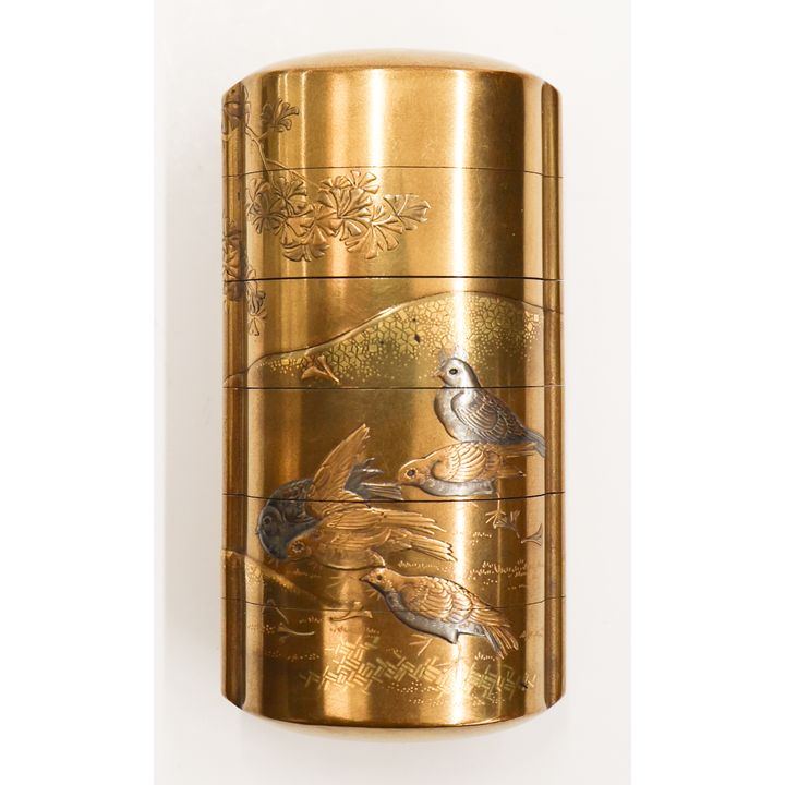 Fine Japanese Maki-e Lacquered Inro