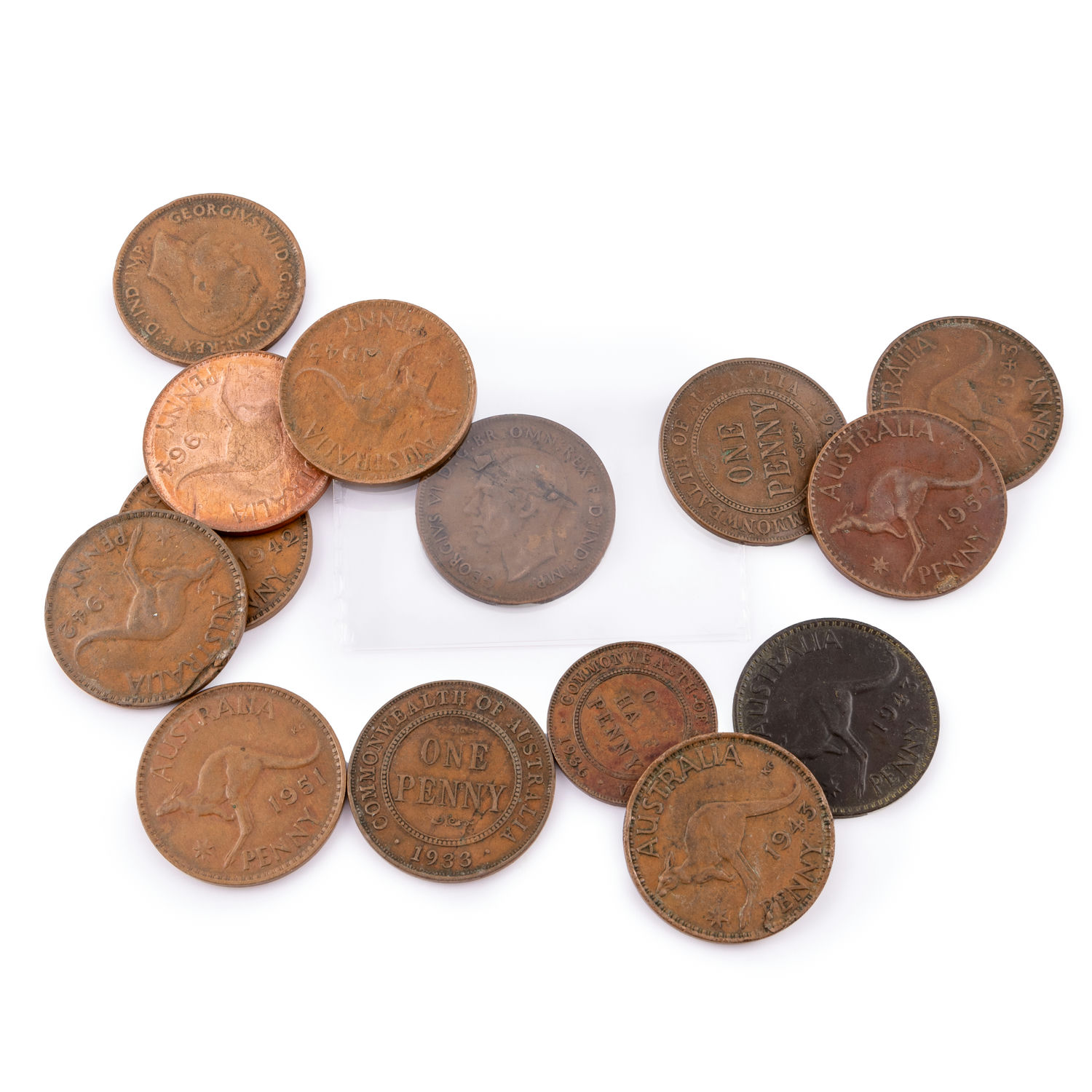 George V - Elizabeth II, Halfpenny - Penny, 1936 - 1964, Good - VF