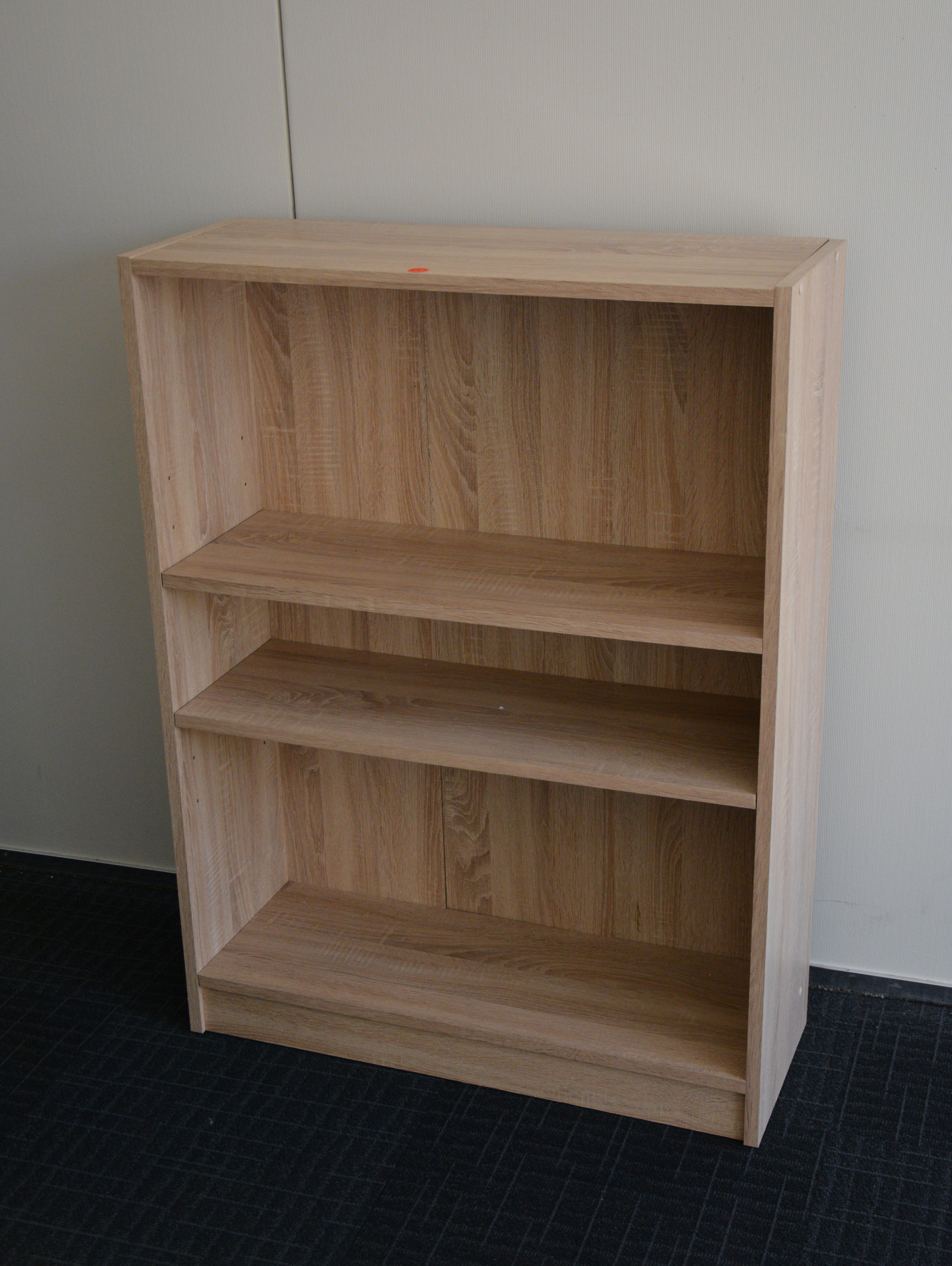 Wood Four Shelf Office Unit — sold at auction in New Zealand for $40