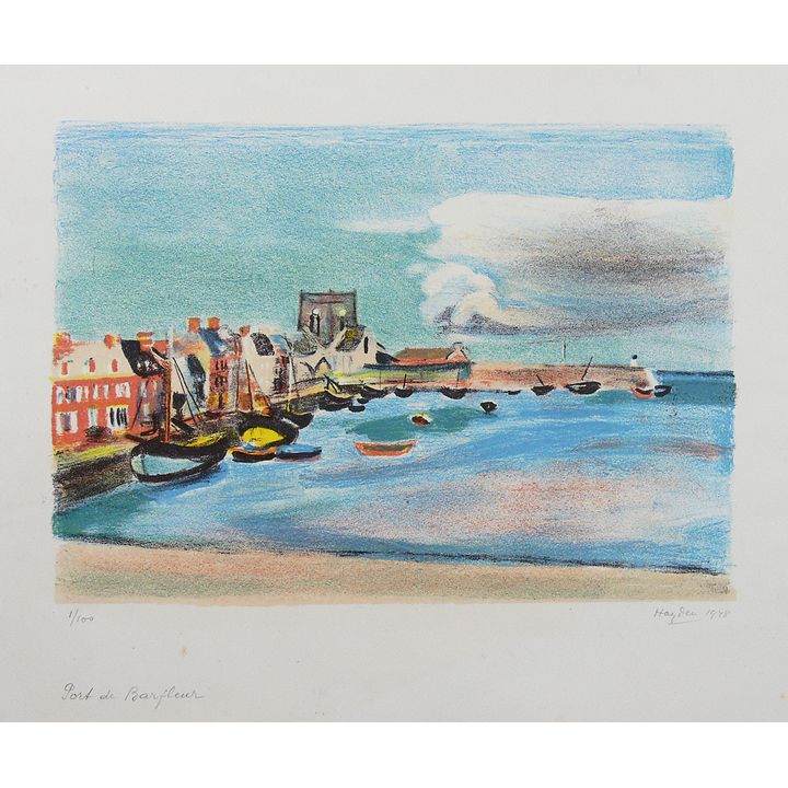 Henryk Hayden | Port de Barfleur, 1948 r.