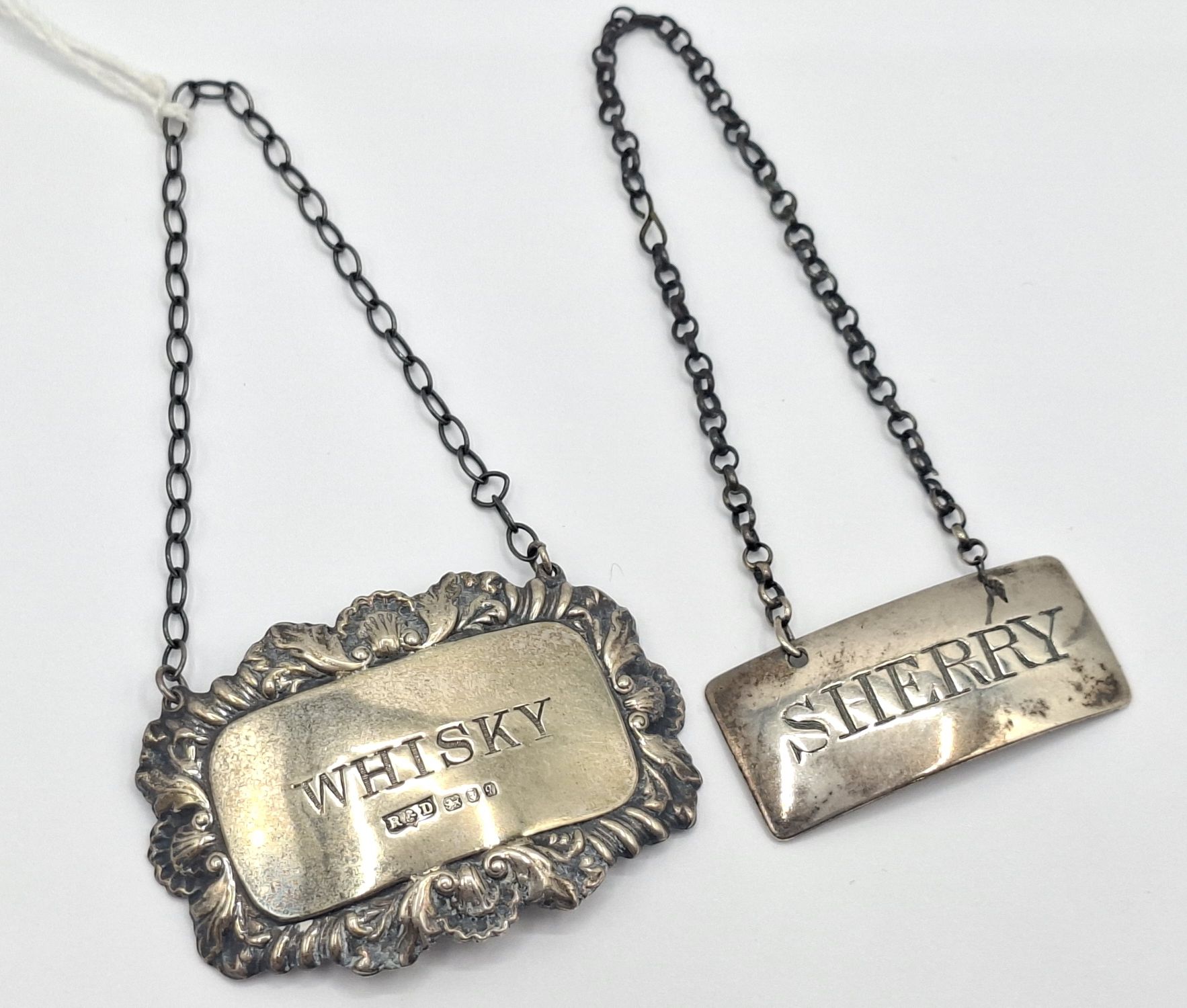 Sterling Silver Decanter Labels