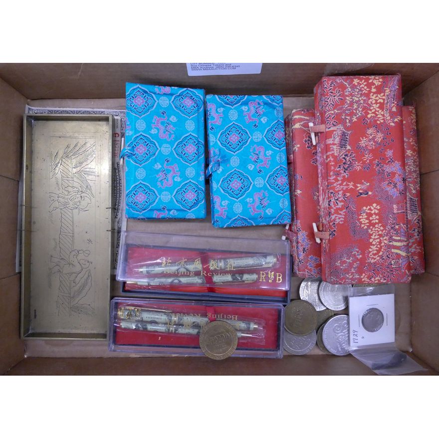 Box Chinese Tokens and Seals