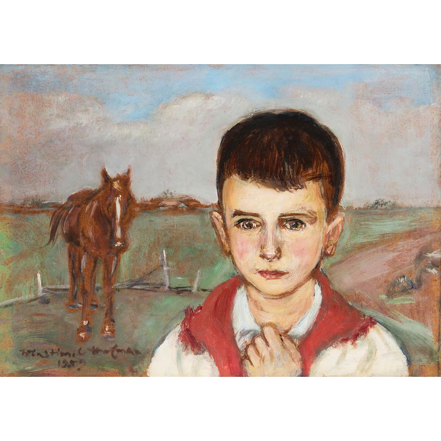 Wlastimil Hofman | Chłopiec z konikiem, 1959 r.