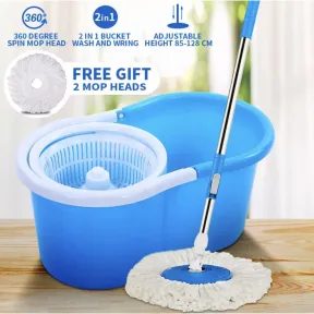 360 Rotating Cleaning Mop with Bucket Green | INCOMPLETE