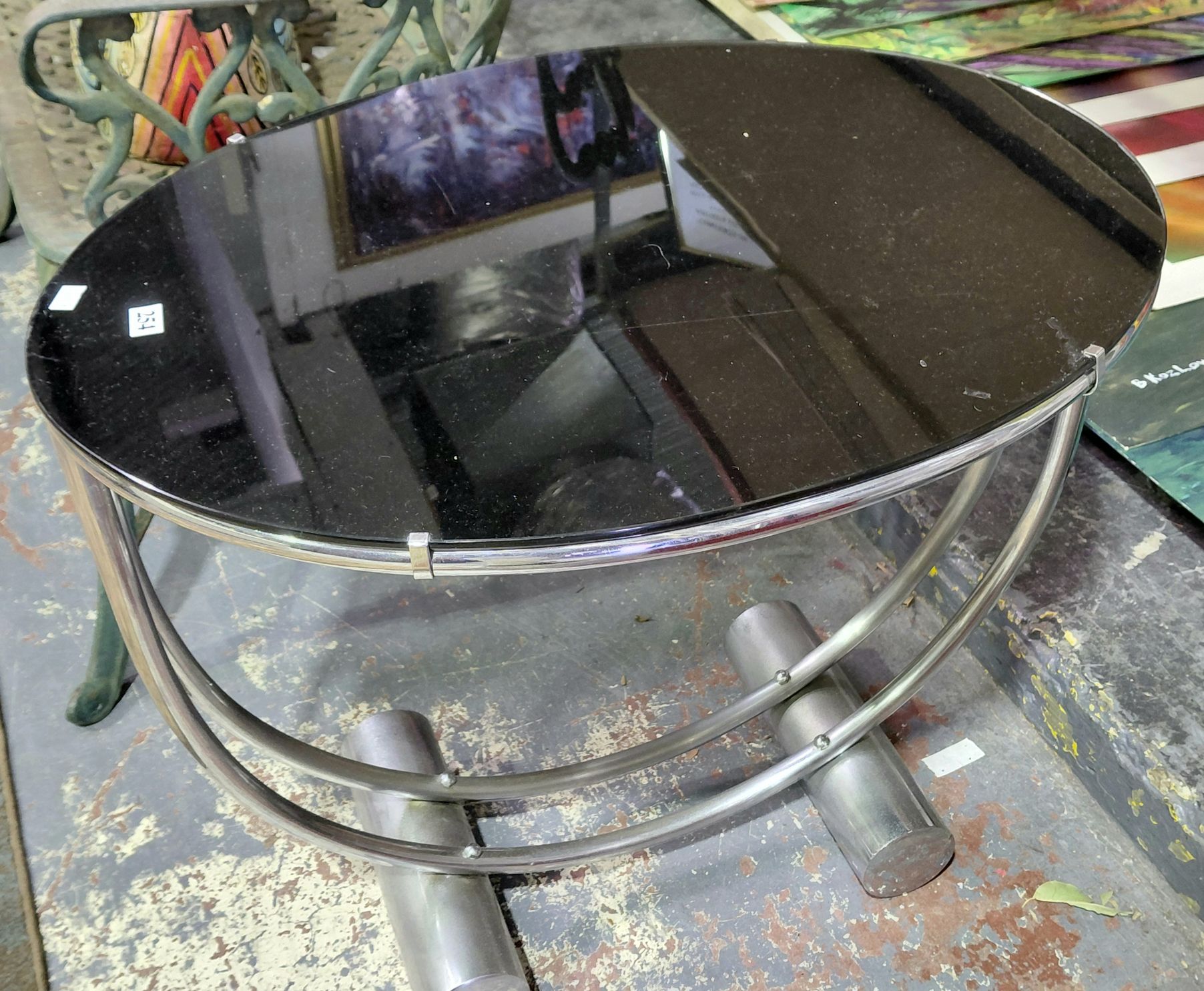 254 · ART DECO STYLE SIDE TABLE