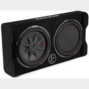 KICKER TRTP 12-INCH (30CM) THIN DOWN FIRING SUBWOOFER AND PASSIVE RADIATOR ENCLOSURE, 2-OHM, ROHS COMPLIANT (RENEWED)
