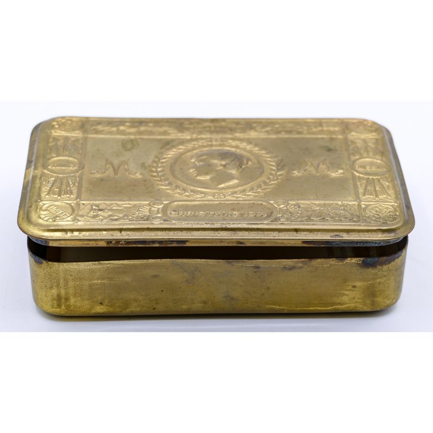 WWI English Princess Mary Christmas Tin 5''