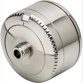 SPRITE INDUSTRIES SL2-BN SLIM-LINE 2 UNIVERSAL SHOWER FILTER, BRUSHED NICKEL