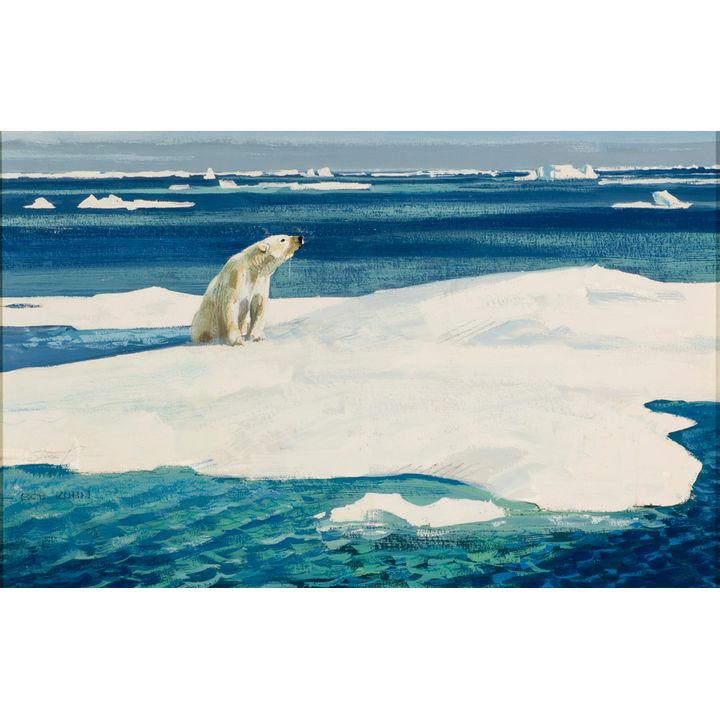 Bob Kuhn (1920-2007), At the Top of the World