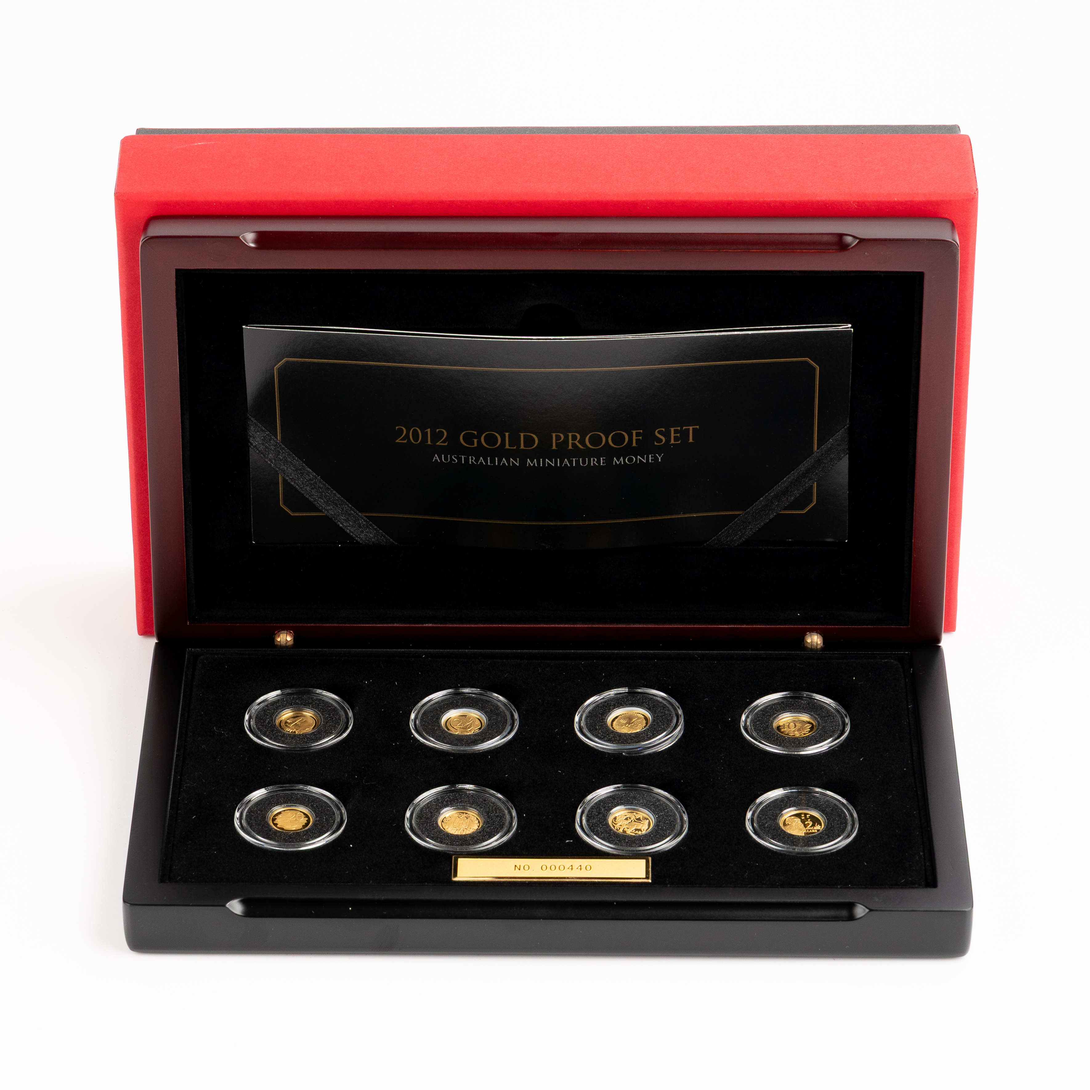 330 · Elizabeth II, Gold Proof Set, 2012,  FDC