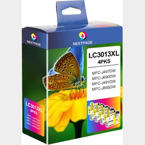 LC3013 LC-3013 YELLOW INK CARTRIDGES REPLACEMENT FOR BROTHER LC-3013XL WORK WITH BROTHER MFC-J491DW MFC-J497DW MFC-J690DW MFC-J895