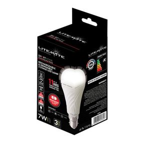 Litemate Loadshedding Rechargeable Dimmable 7W LED A60 Bayonette|