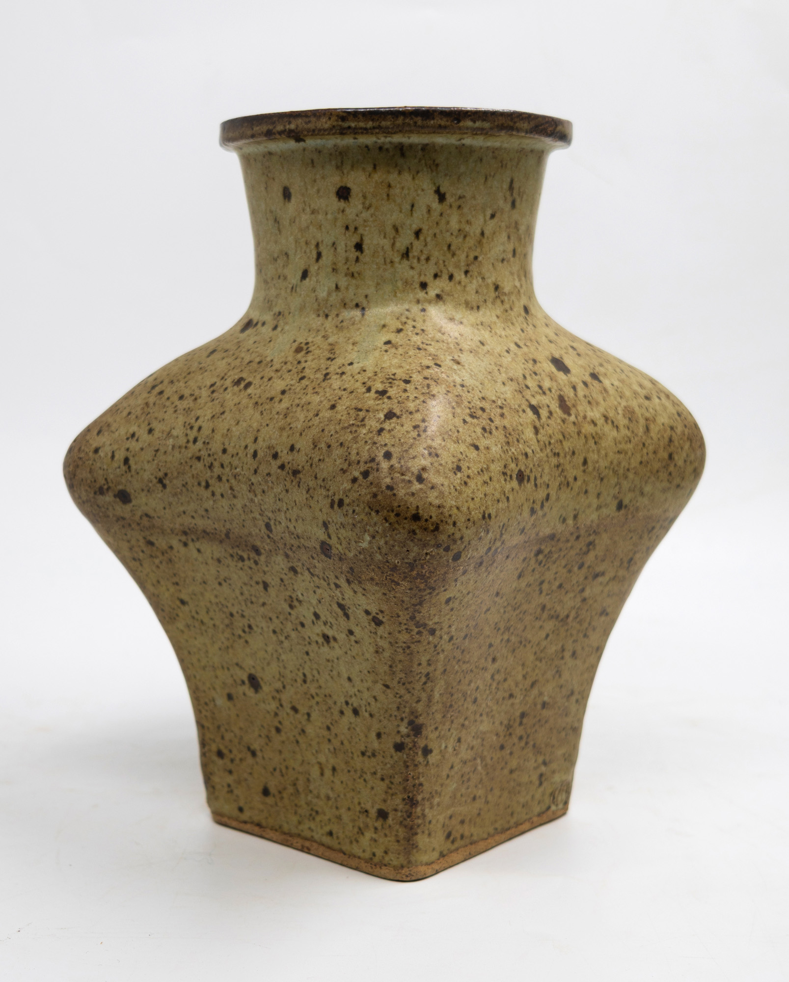 Len Castle - Square shoulder vase — sold at auction in New Zealand for $300