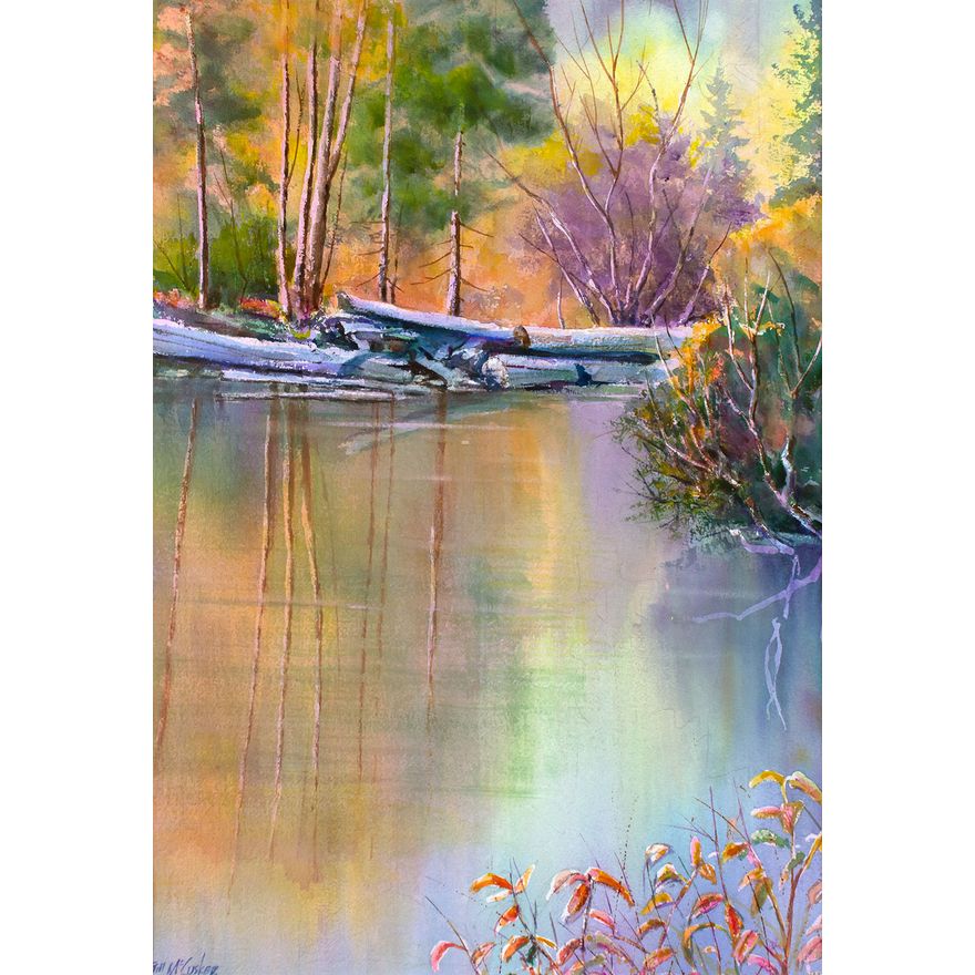Bill McCusker (1929-) Quiet Water