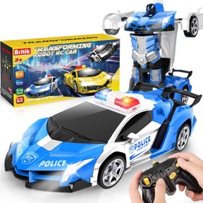 TRANSFORM REMOTE CONTROL CAR - RC CARS, ONE-BUTTON TRANSFORMING, 360 ROTATION DRIFTING, 2.4GHZ 1:18 SCALE, GIFT KIDS AGED 4-6 YEAR
