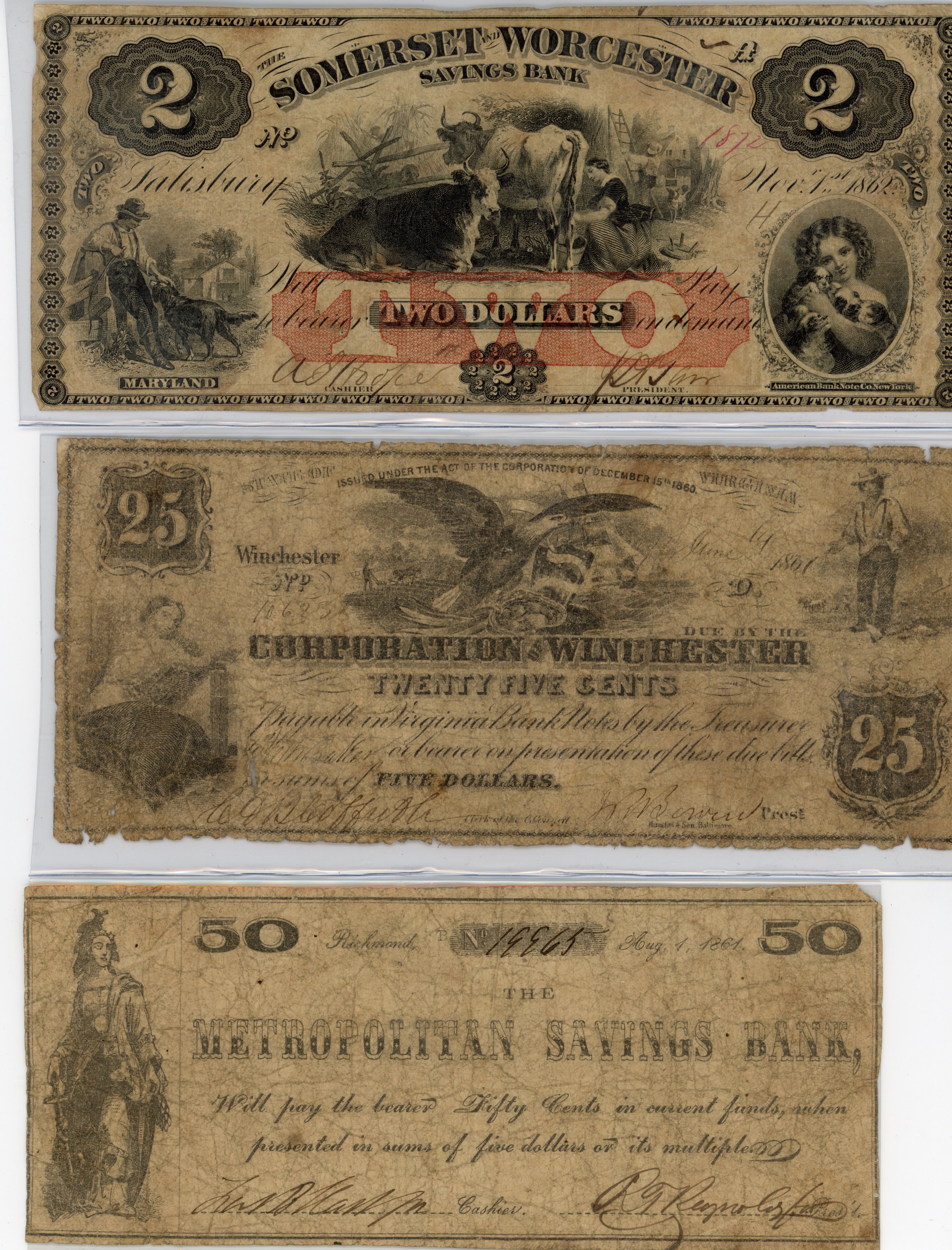 Eighteen (18) Obsolete Notes. Fair to Fine. | Classical Numismatic Group
