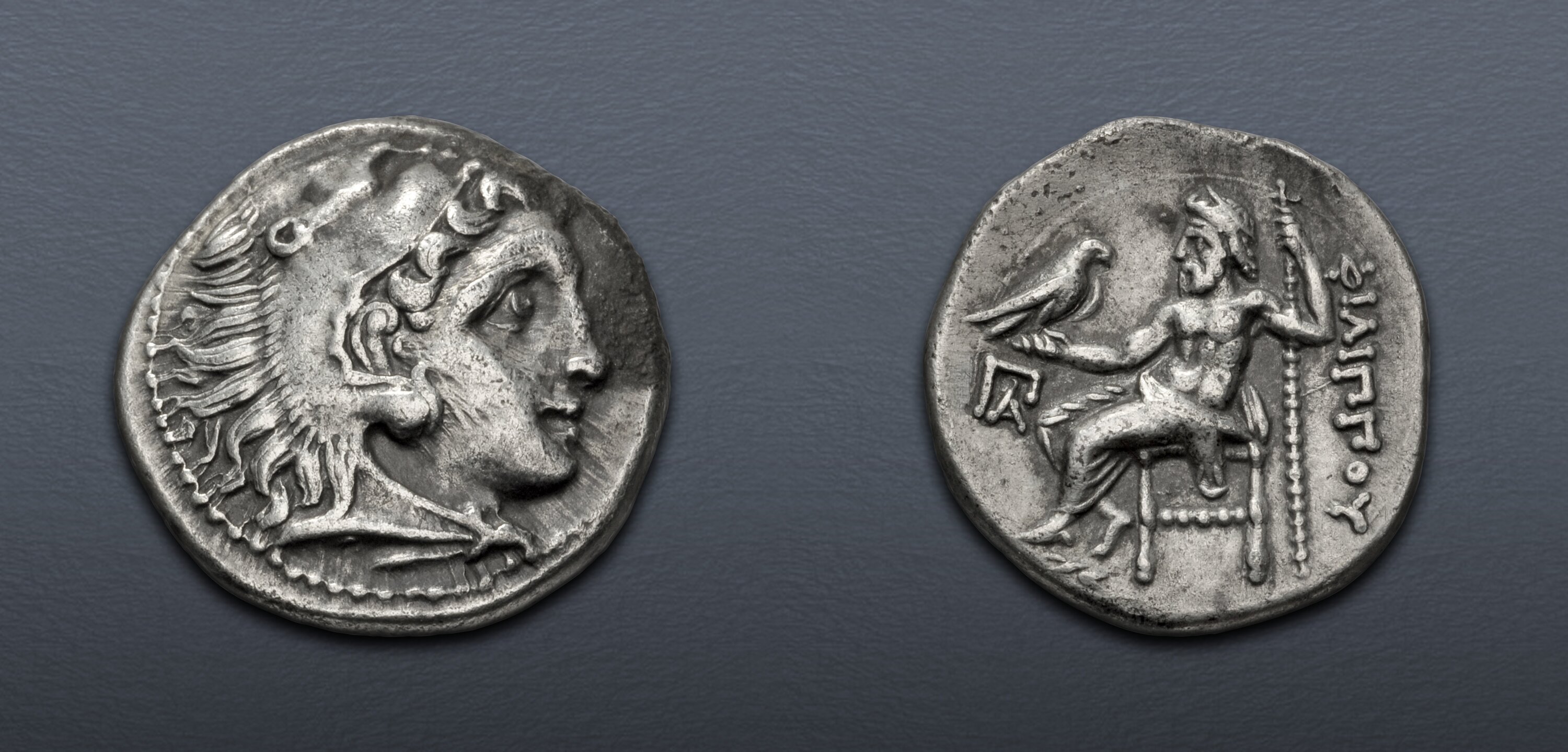 KINGS of MACEDON. Philip III Arrhidaios. 323-317 BC. AR Drachm (17.5mm ...