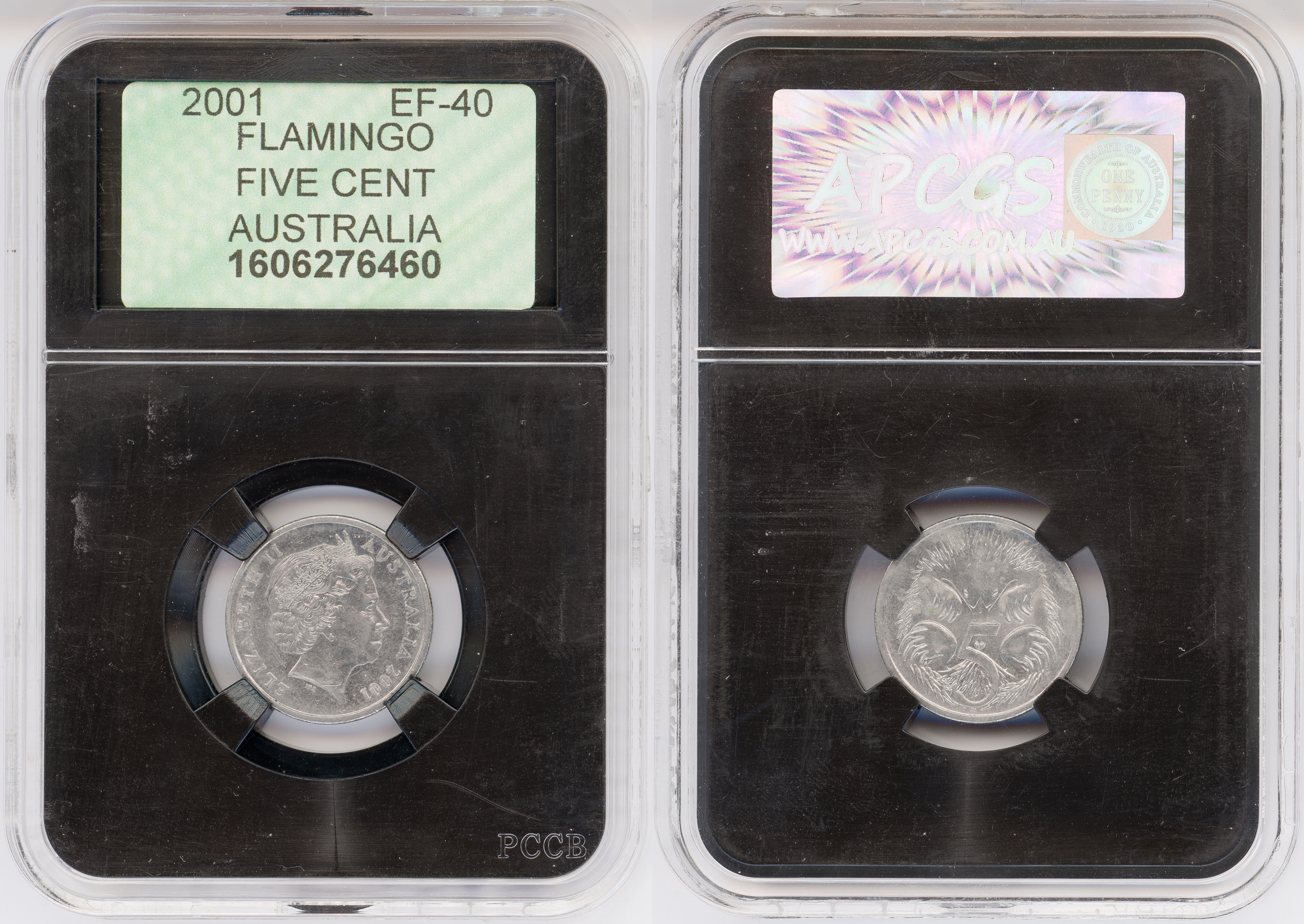 Five Cent, 2001, APCGS EF 40