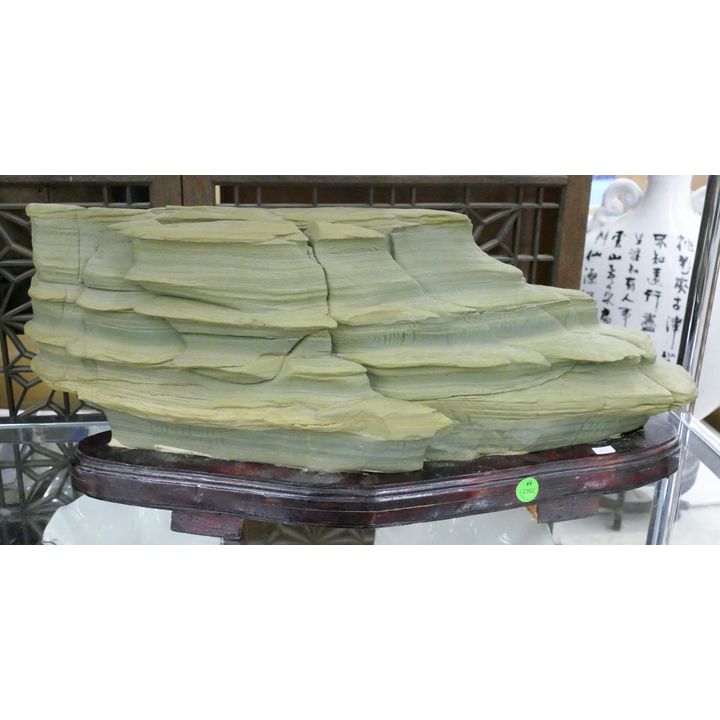 Chinese Scholar's Stone on Stand 22'' Long