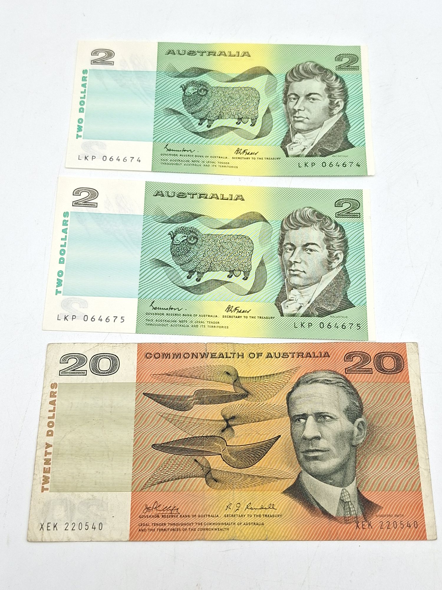 Collection Of Australian Paper Notes