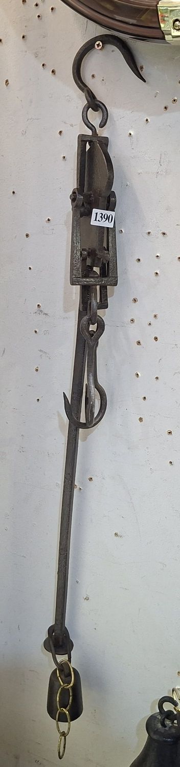 Antique Cast Iron Hanging Scale