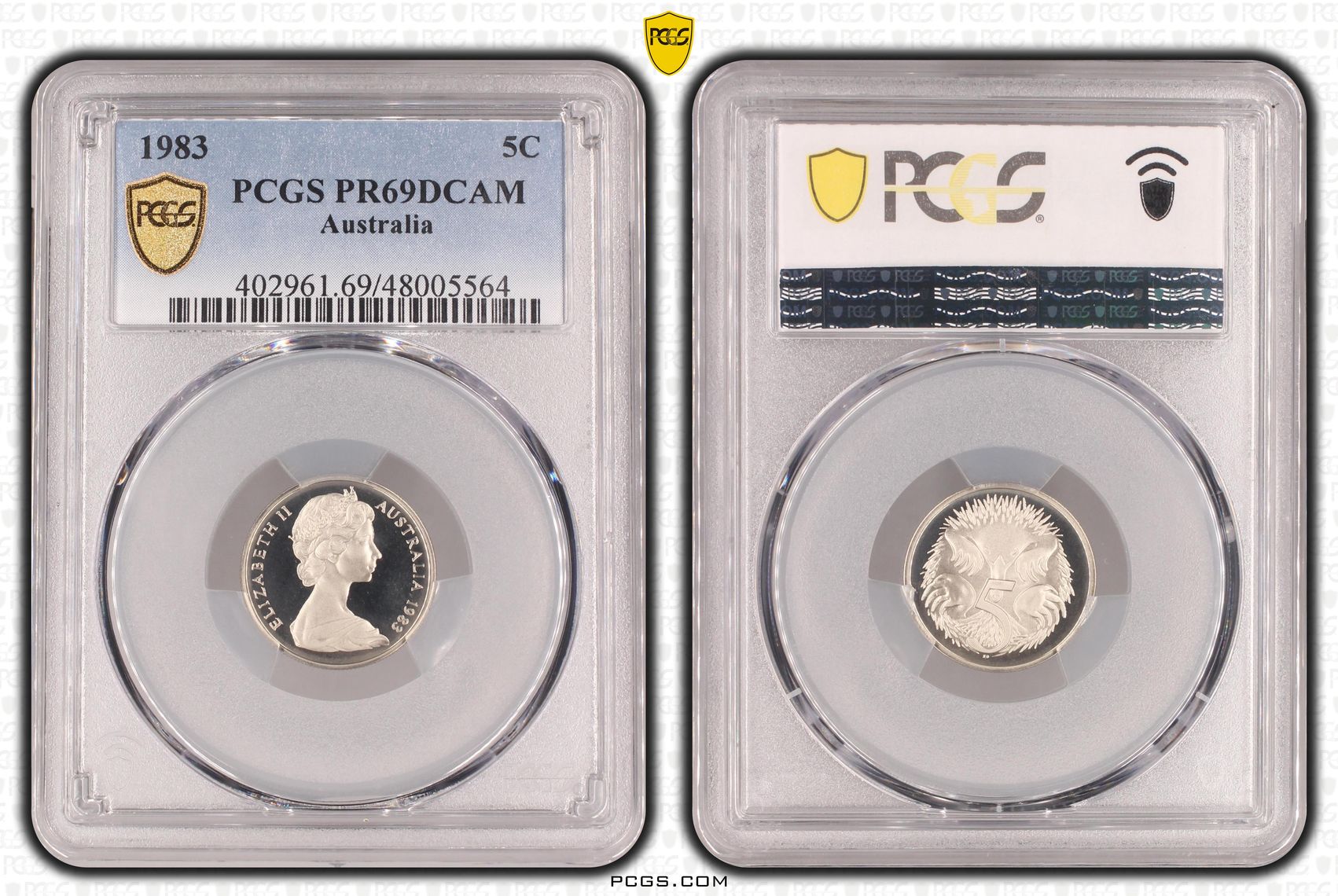 , Five Cent, 1983, PCGS PR69DCAM