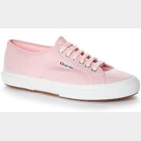 Superga 2750 Womens Cotu Classic Size Uk 6.5 - Pink Smoke . White Sole - 11009/A67