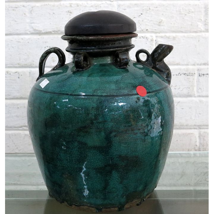 CHINESE GLAZED URN