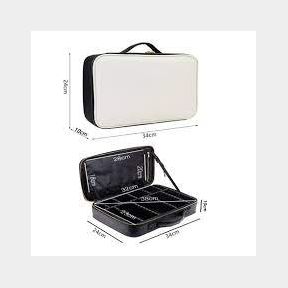 Heartdeco PU Travel Makeup Case Portable Cosmetic Bag with EVA Dividers | PK 51669/100 B1 (S2) CB
