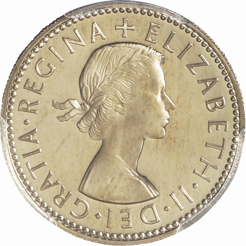 英国-GB. PCGS PR65DCAM. プルーフ. Proof. Copper-Nickel. 1シリング