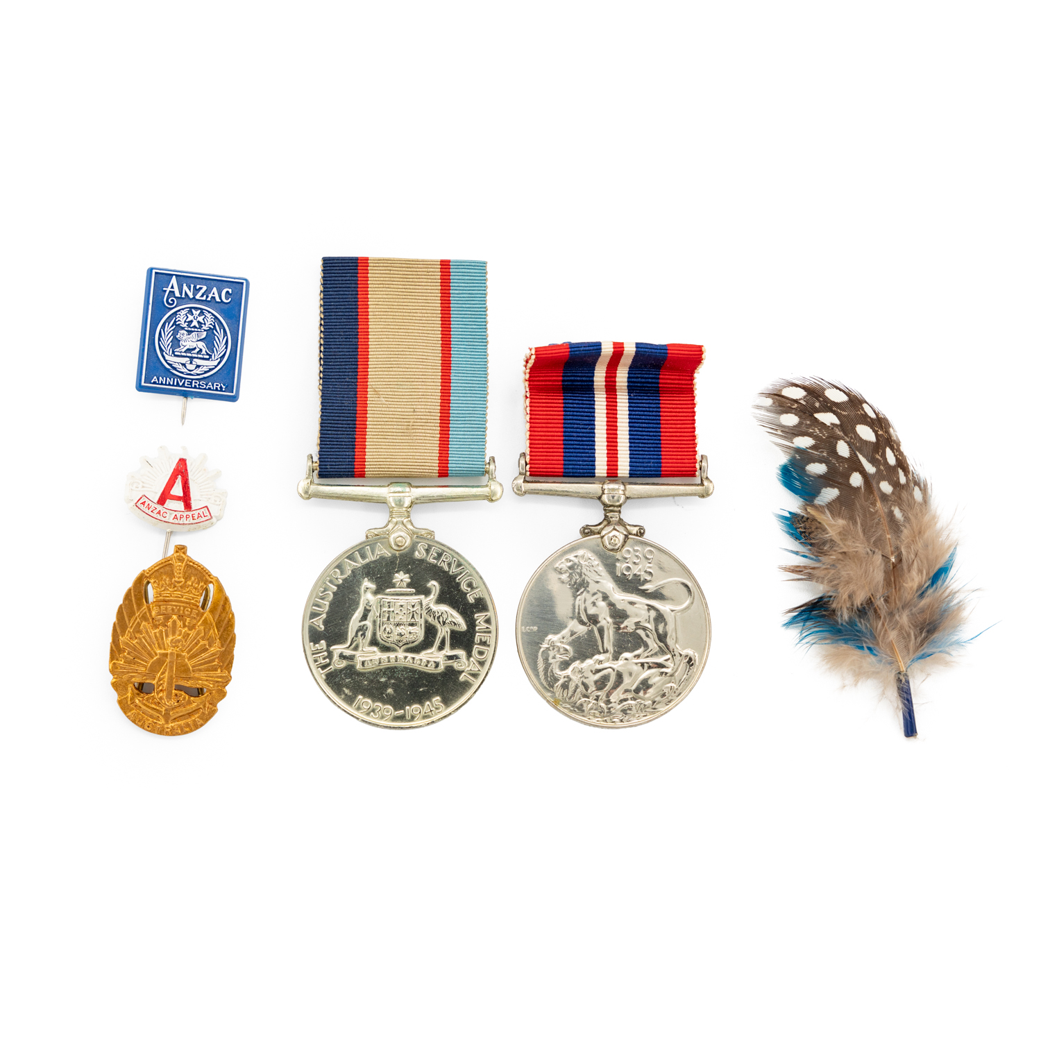 George VI, WWII Pair, 1939-45, EF