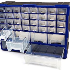 ***NEW 38 DRAWER PARTS BIN STORAGE SYSTEM WT421 ***
